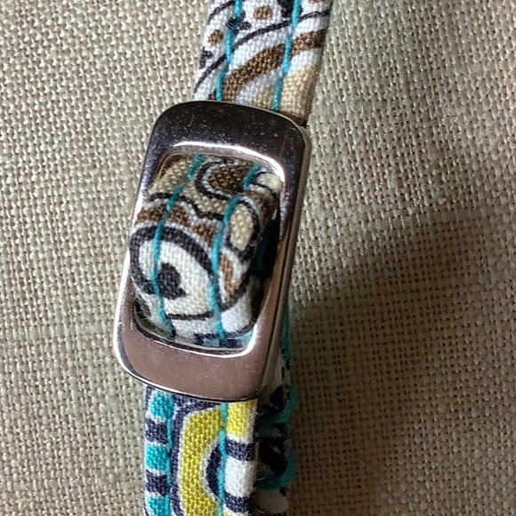 Vera Bradley Totally Turquoise Frannie Crossbody. - Picture 4 of 4